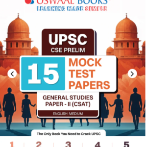 UPSC CSE Prelim 15 Mock Test Papers For 2025 Exam